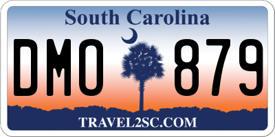 SC license plate DMO879