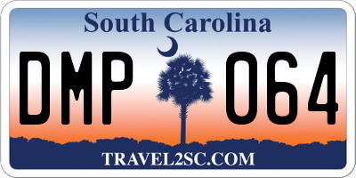SC license plate DMP064