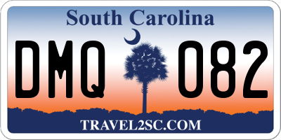 SC license plate DMQ082