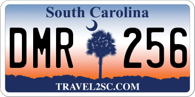 SC license plate DMR256