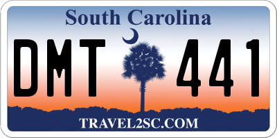 SC license plate DMT441