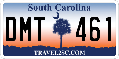 SC license plate DMT461