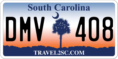 SC license plate DMV408