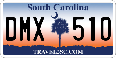 SC license plate DMX510
