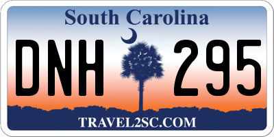 SC license plate DNH295
