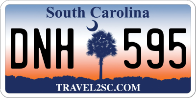 SC license plate DNH595