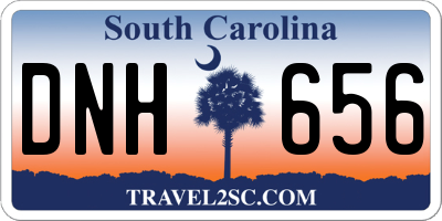 SC license plate DNH656
