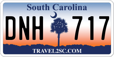 SC license plate DNH717