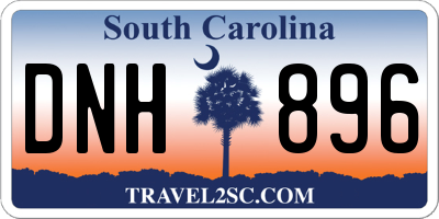 SC license plate DNH896