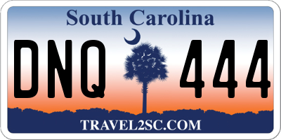 SC license plate DNQ444