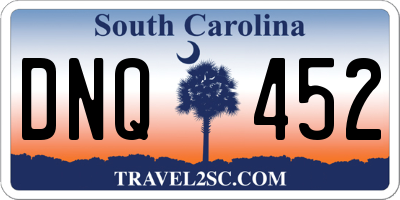 SC license plate DNQ452