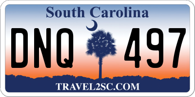 SC license plate DNQ497