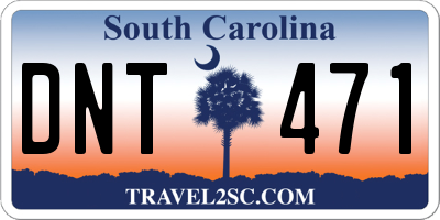 SC license plate DNT471