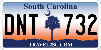 SC license plate DNT732