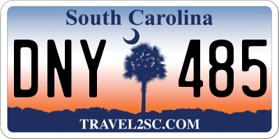 SC license plate DNY485