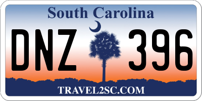 SC license plate DNZ396