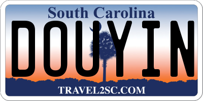 SC license plate DOUYIN