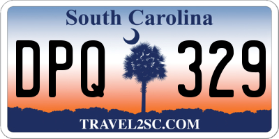 SC license plate DPQ329