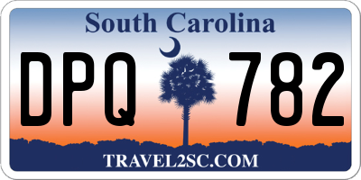SC license plate DPQ782