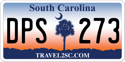 SC license plate DPS273