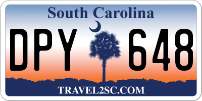 SC license plate DPY648