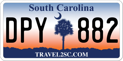 SC license plate DPY882