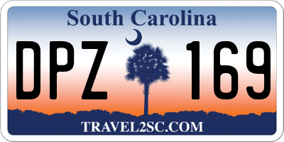 SC license plate DPZ169