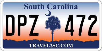 SC license plate DPZ472
