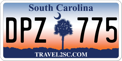 SC license plate DPZ775
