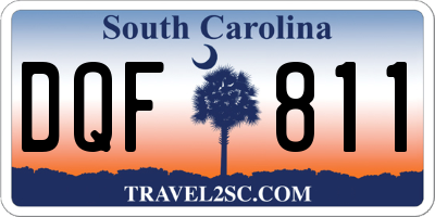 SC license plate DQF811