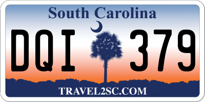SC license plate DQI379