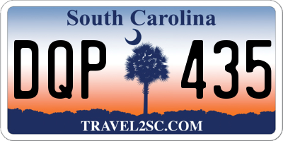 SC license plate DQP435