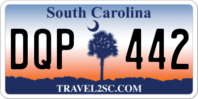 SC license plate DQP442