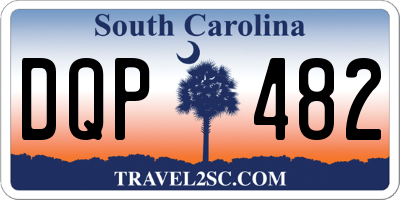 SC license plate DQP482