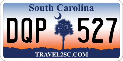 SC license plate DQP527