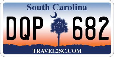 SC license plate DQP682