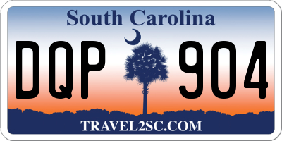 SC license plate DQP904