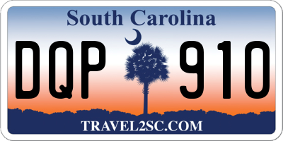 SC license plate DQP910