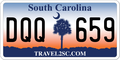 SC license plate DQQ659