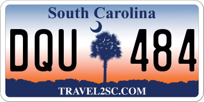 SC license plate DQU484
