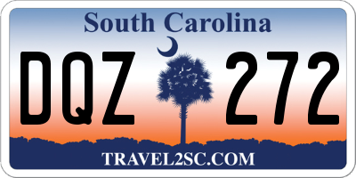 SC license plate DQZ272