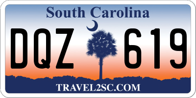SC license plate DQZ619