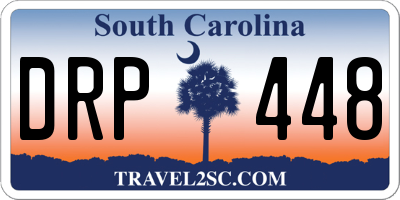 SC license plate DRP448