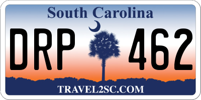 SC license plate DRP462