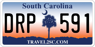 SC license plate DRP591