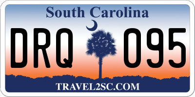 SC license plate DRQ095