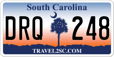 SC license plate DRQ248