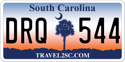 SC license plate DRQ544