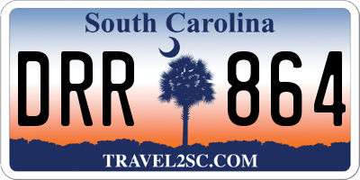 SC license plate DRR864