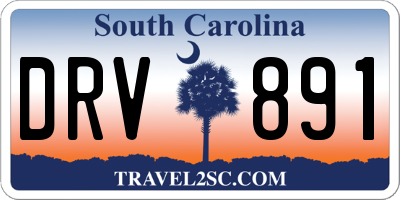 SC license plate DRV891